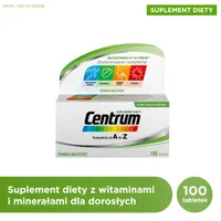 Centrum kompletne od A do Z, suplement diety, 100 tabletek