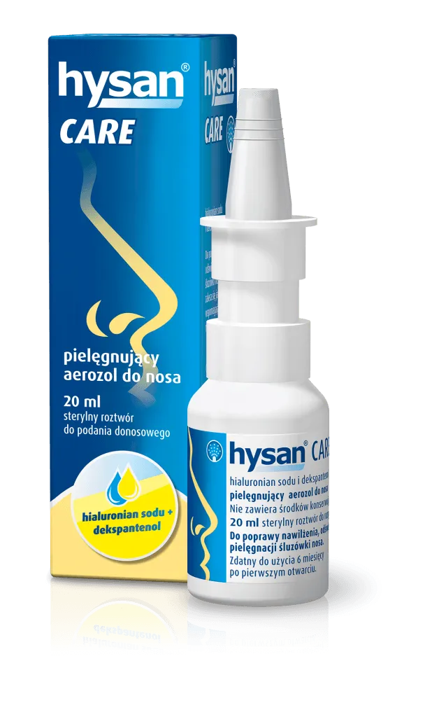 Hysan Care, pielegnujący aerozol do nosa, 20 ml