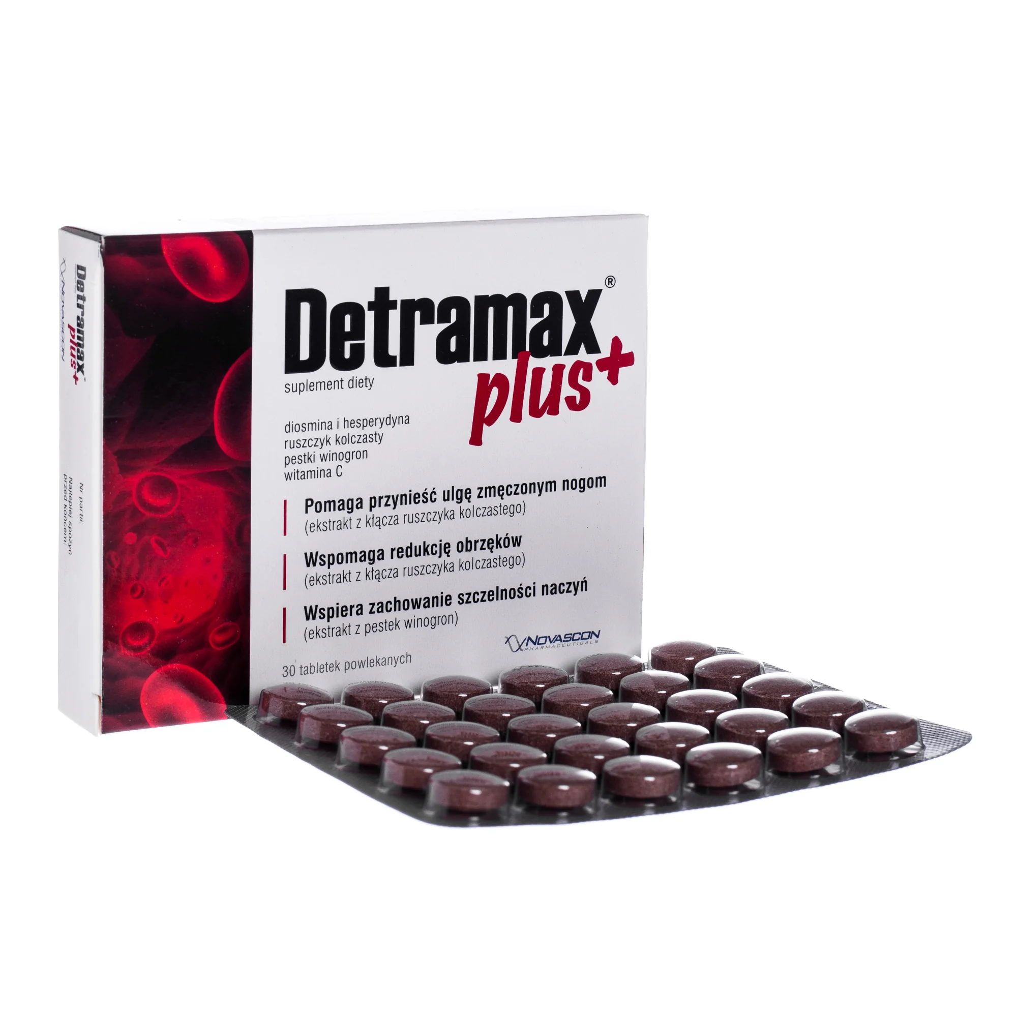 Detramax Plus suplement diety, 30 tabletek