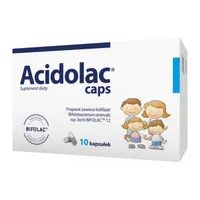 Acidolac Caps, suplement diety, 10 kapsułek