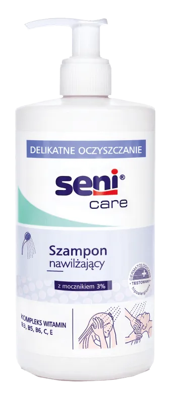Seni Care, szampon nawilżający z mocznikiem, 500 ml