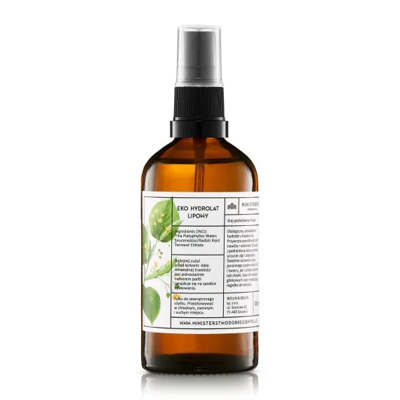 Ministerstwo Dorego Mydła hydrolat Ekologiczny Lipa, 100 ml