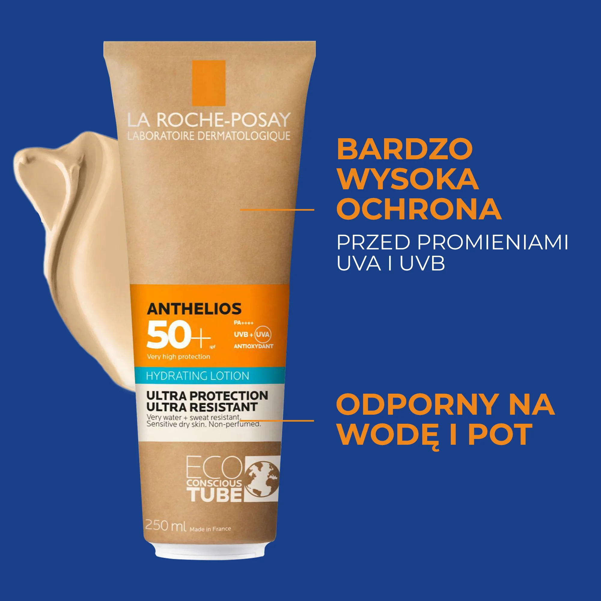 La Roche-Posay Anthelios nawilżające mleczko SPF 50+, 250 ml