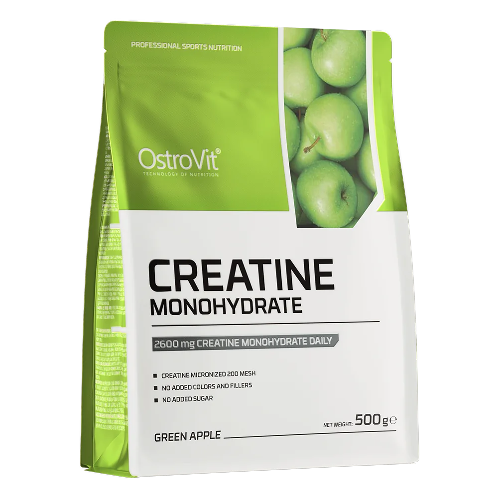 OstroVit Monohydrat Kreatyny zielone jabłko, 500 g