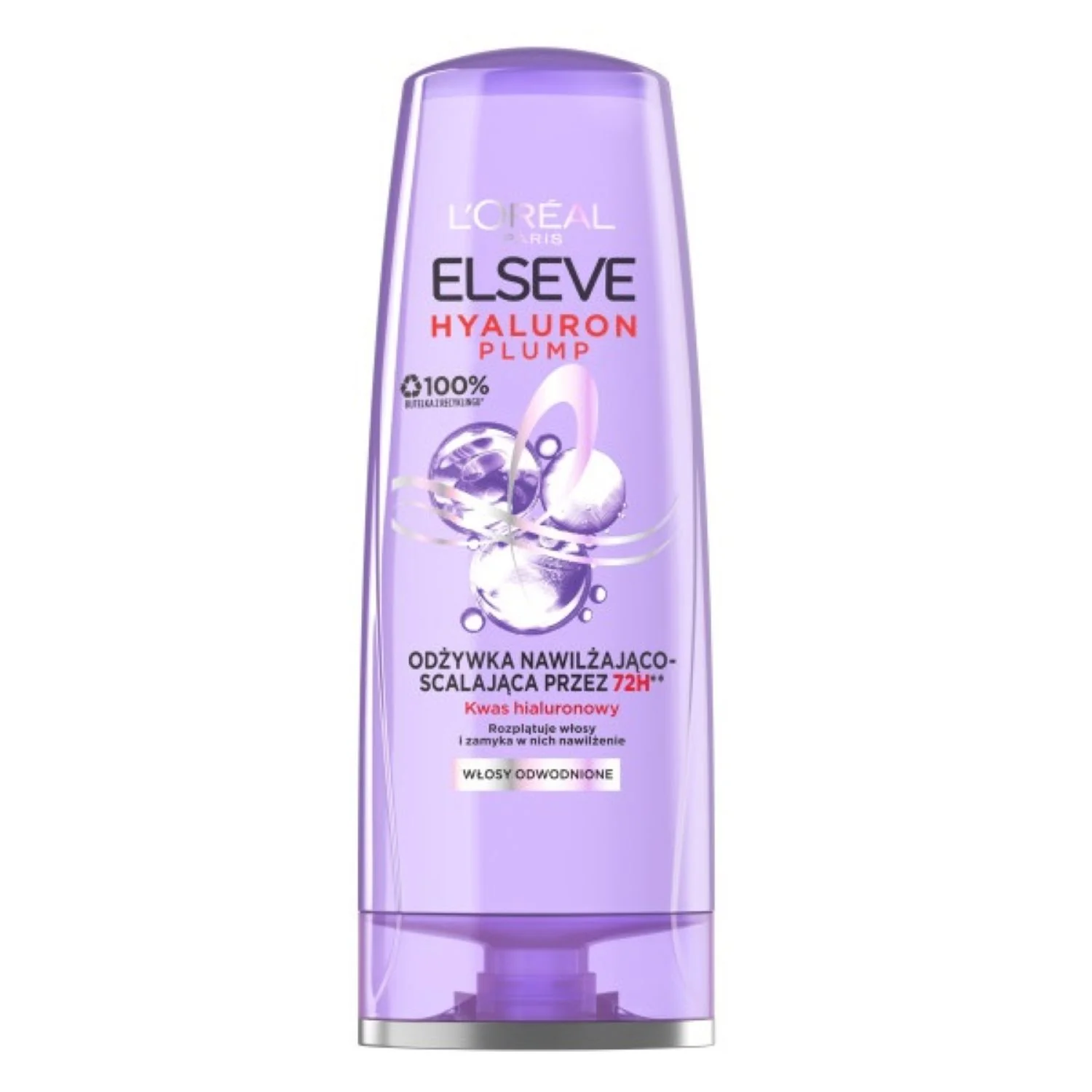 L`Oreal Elseve Hyaluron Plump odżywka nawilżająco-scalająca do włosów odwodnionych, 200 ml