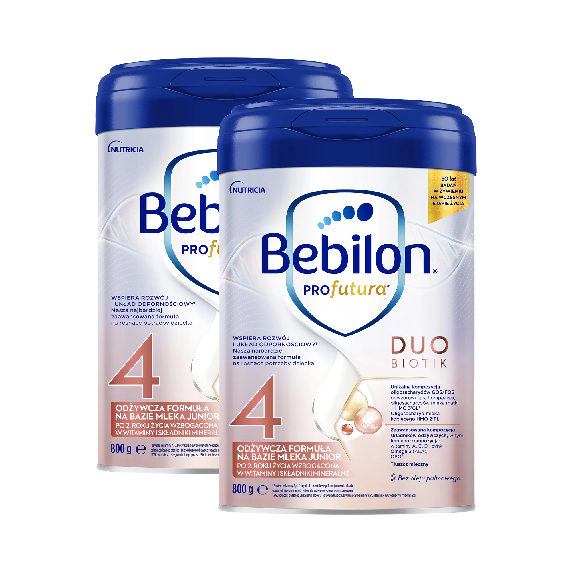 Bebilon Profutura DuoBiotik 4 mleko modyfikowane po 2. roku życia, 2 x  800 g