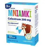 Mniamki Colostrum, suplement diety, 200 mg , smak waniliowy, 40 pastylek