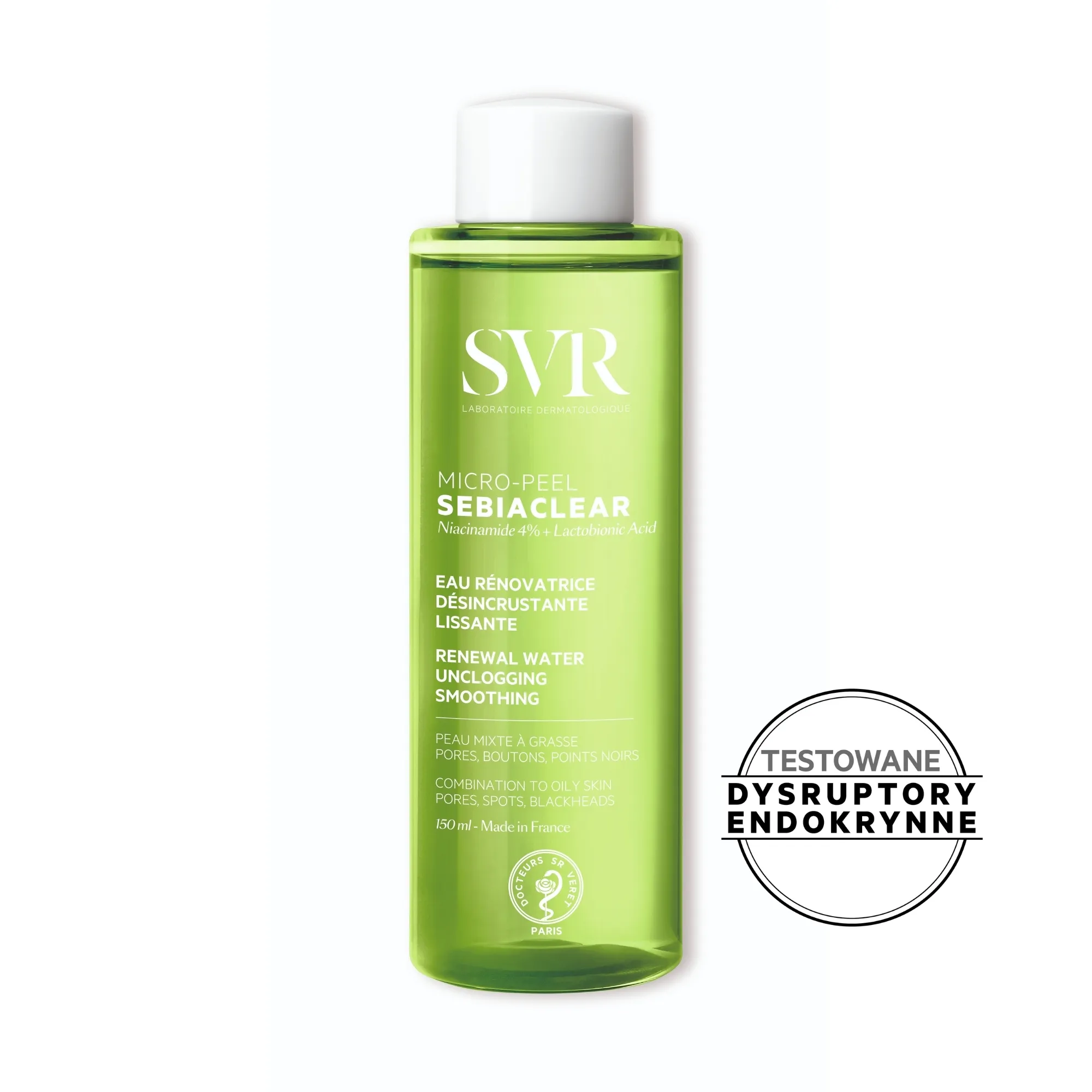 Sebiaclear Micro-Peel woda oczyszczająca i wygładzająca, 150 ml