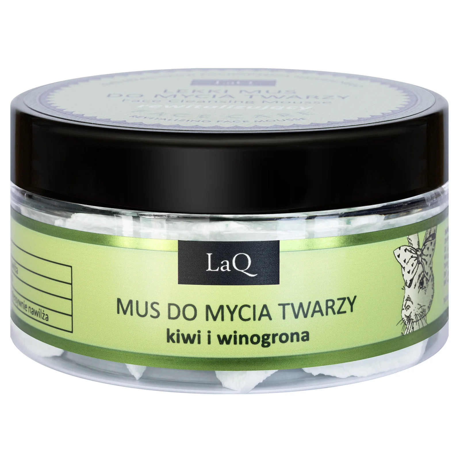 LAQ mus do mycia twarzy rewitalizujący, 100 ml