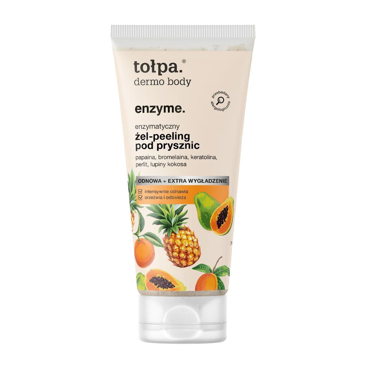 Tołpa Dermo Body Enzyme enzymatyczny żel-peeling pod prysznic, 200 ml