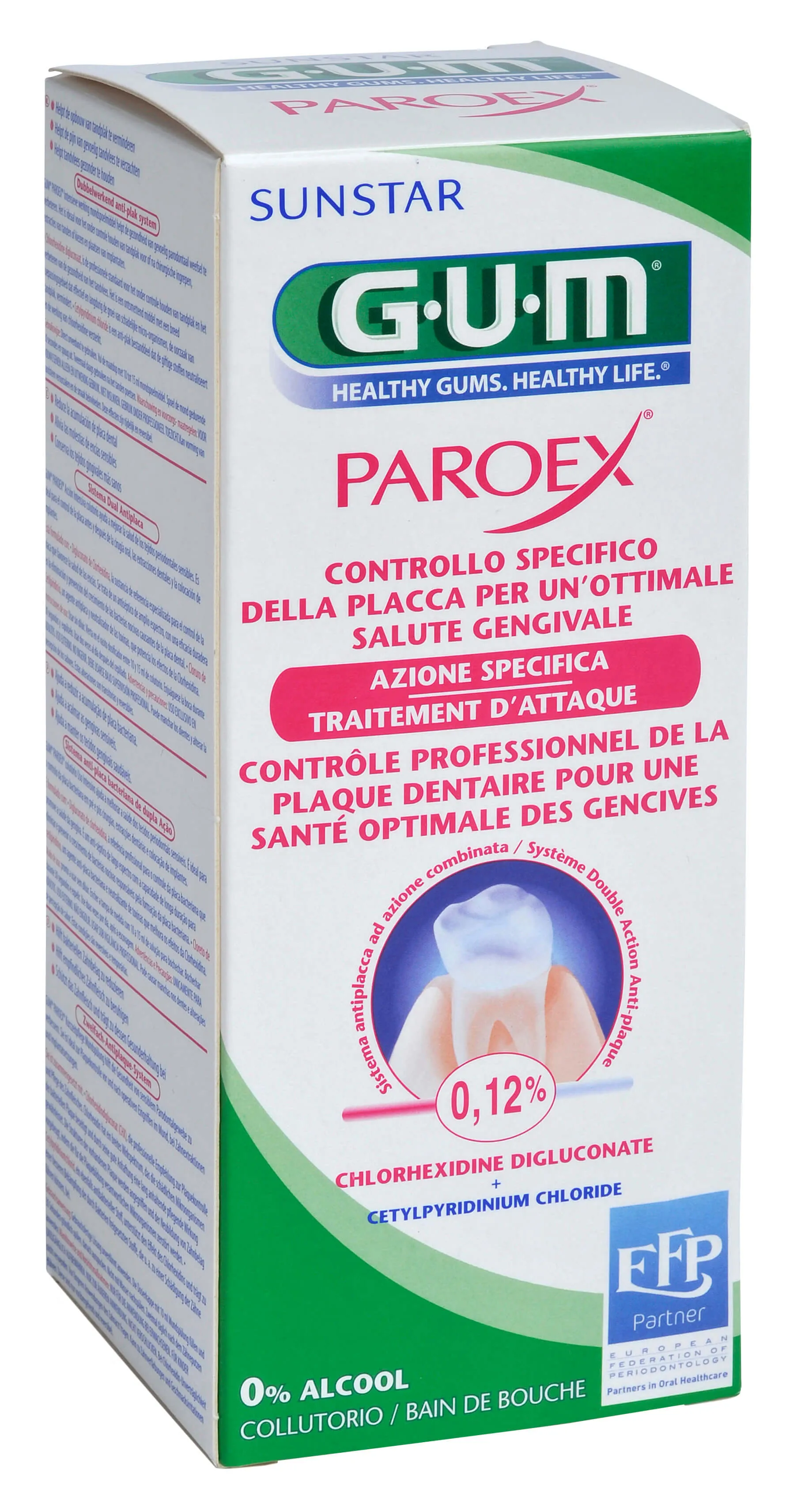 Sunstar Gum Paroex, płukanka antyseptyczna 0,12 % CHX, 300 ml