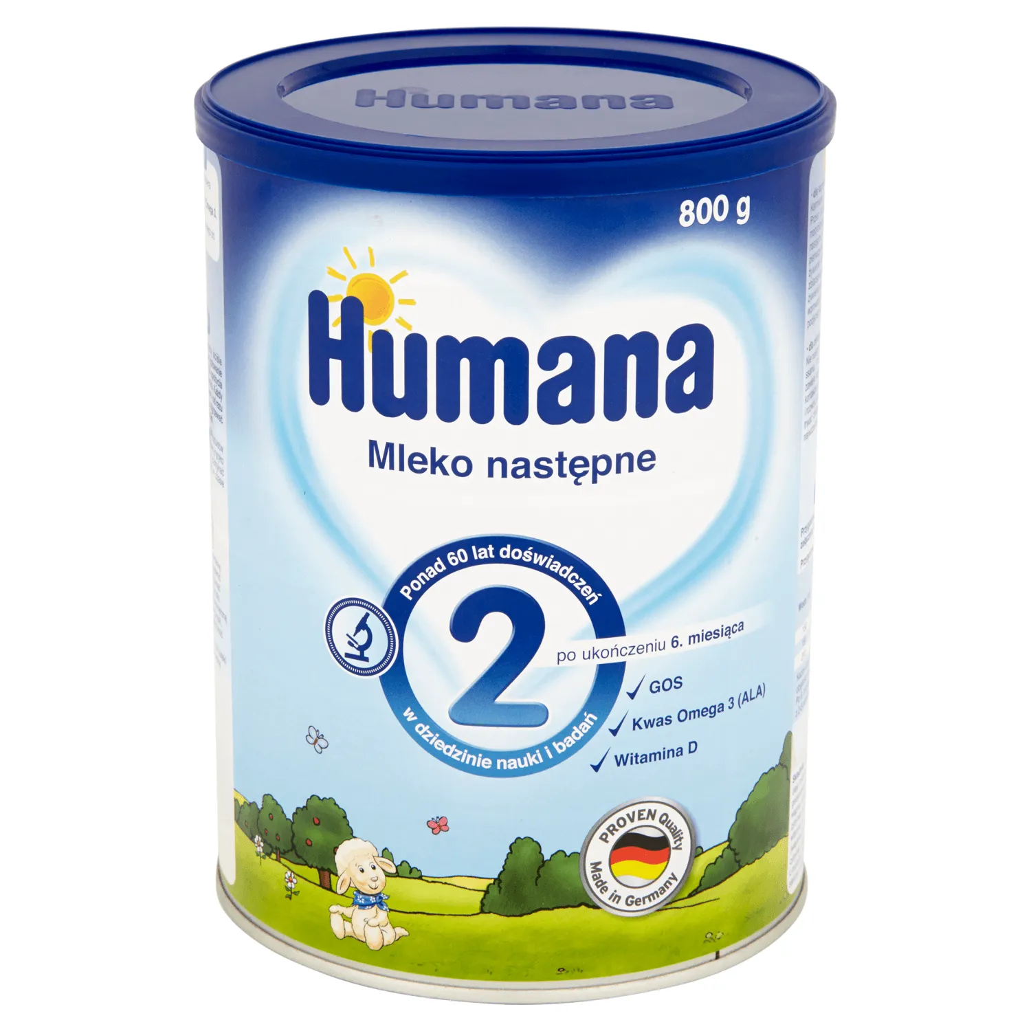 Humana 2 mleko następne po 6. miesiącu, 800 g