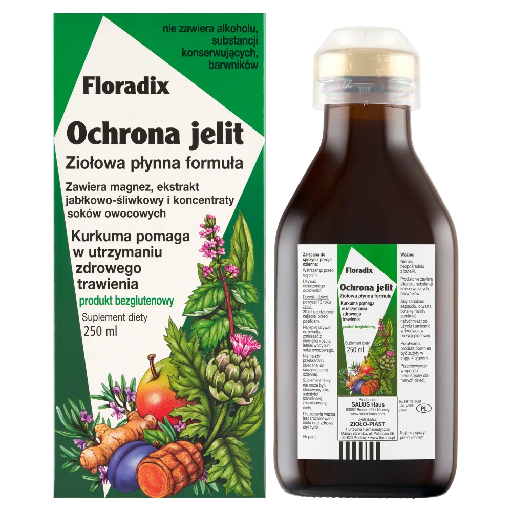 Floradix Ochrona Jelit, suplement diety, 250 ml 