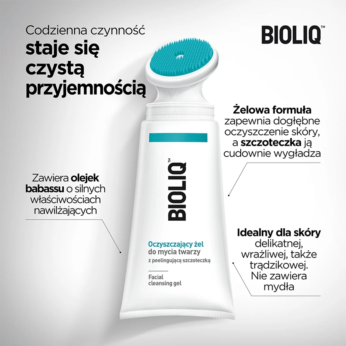 Bioliq Clean żel oczyszczający do mycia twarzy, 125 ml