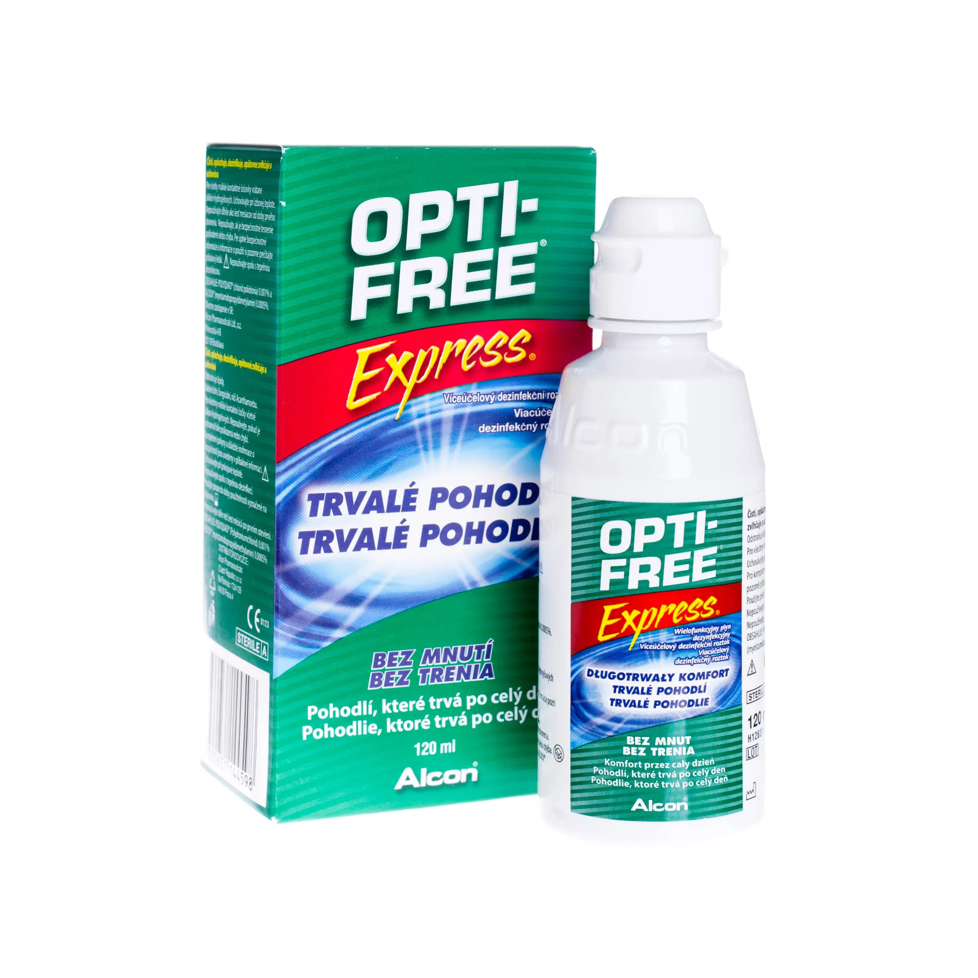 Opti-Free Express, wielofunkcyjny płyn dezynfekcyjny, 120 ml 
