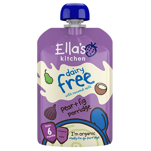 Ella's Kitchen BIO bezmleczna kaszka z gruszką i figami, 100 g