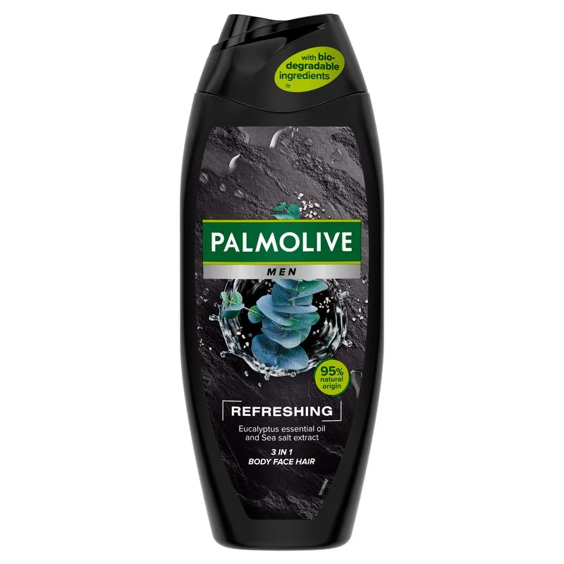 Palmolive Men Refreshing Żel pod prysznic męski 3w1 z olejkiem eukaliptusowym i ekstraktem z soli morskiej, 500 ml