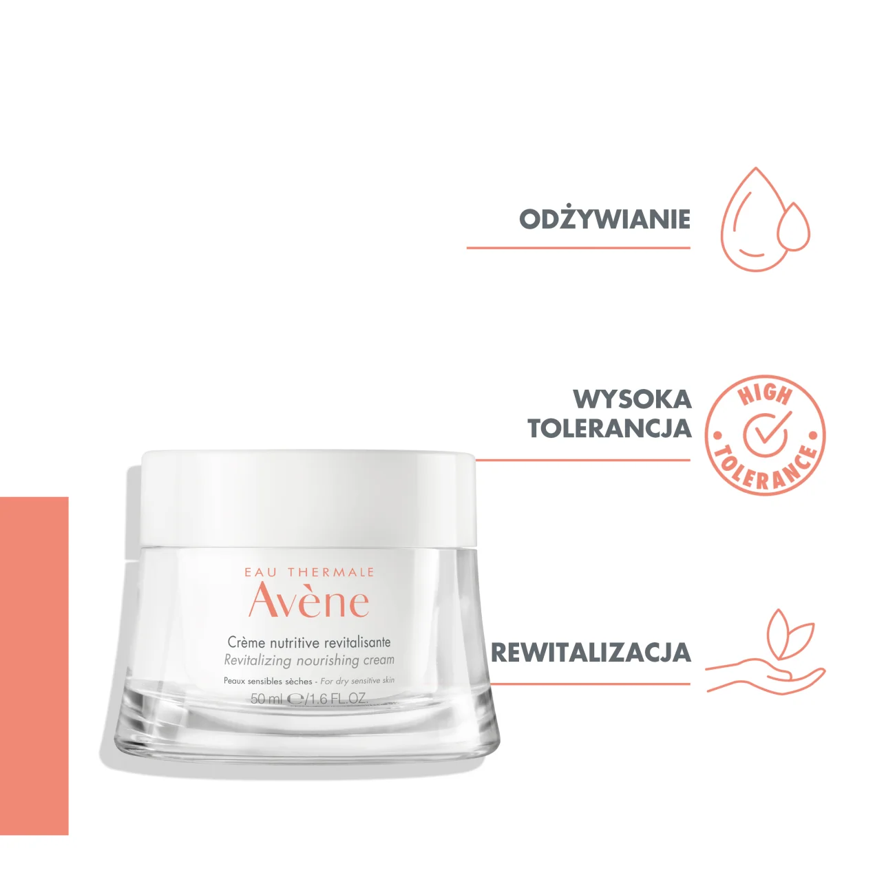 Avene odżywczy krem rewitalizujący, 50 ml