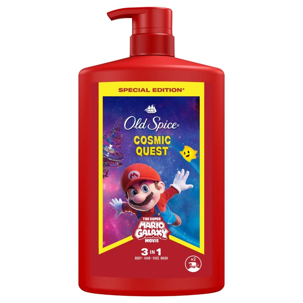 Old Spice Bearglove 3 w 1 płyn do mycia ciała, włosów i twarzy, 1000 ml