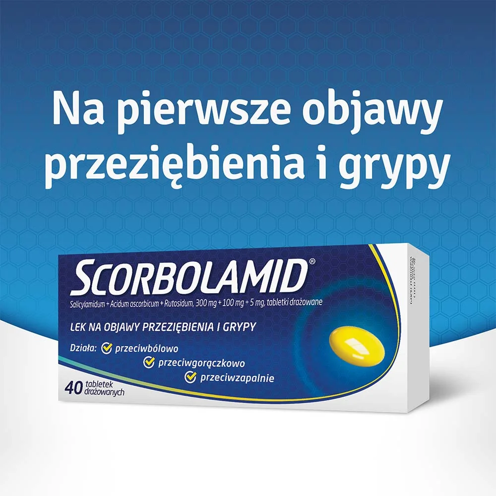 Scorbolamid 300 mg + 100 mg  + 5 mg 40 tabletek