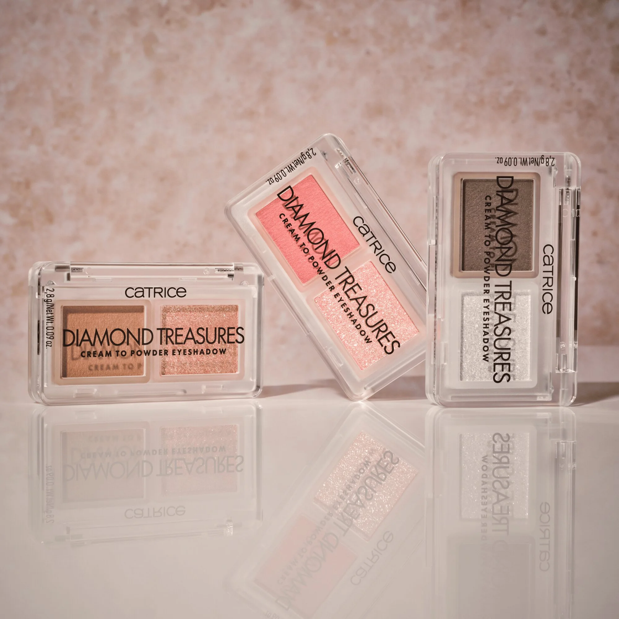 CATRICE Diamond Treasures Cream to Powder Eyeshadow cień do powiek 030 Smokey Diamond, 2,8 g