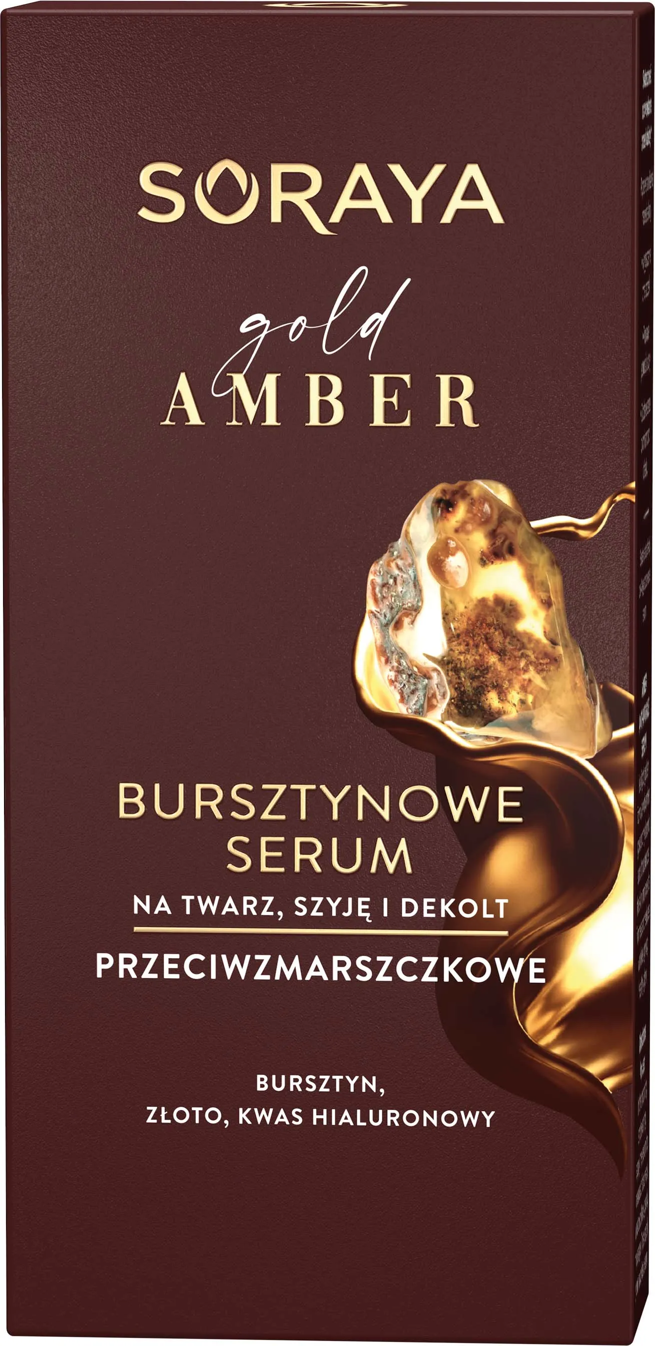 Soraya Gold Amber bursztynowe serum przeciwzmarszczkowe, 30 ml