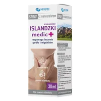 Nexon Pharma Islandzki medic+ spray do gardła z nanosrebrem, 30 ml