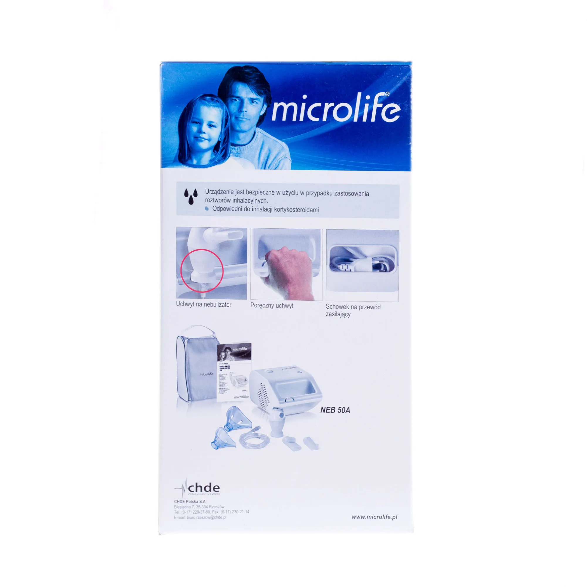Microlife NEB 50 A inhalator kompresorowy szybki 
