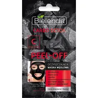 Bielenda Carbo Detox oczyszczająca maska węglowa PEEL-OFF, 2 x 6 g