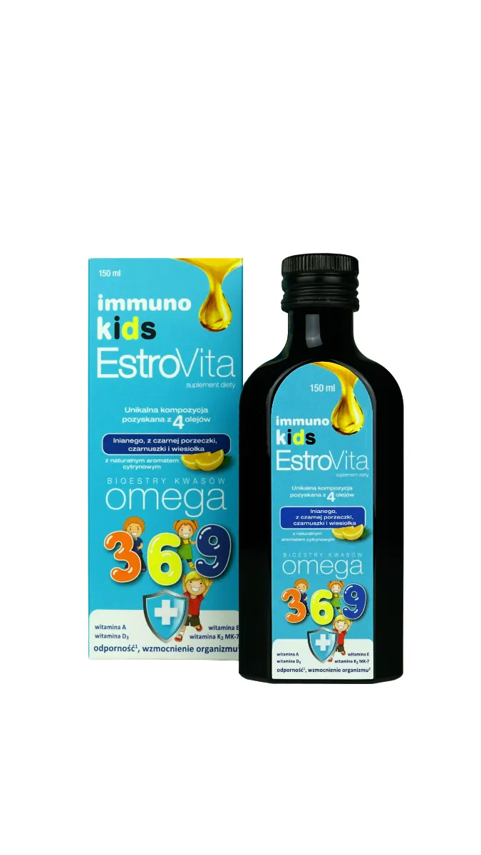 EstroVita Immuno Kids,  suplement diety, 150 ml