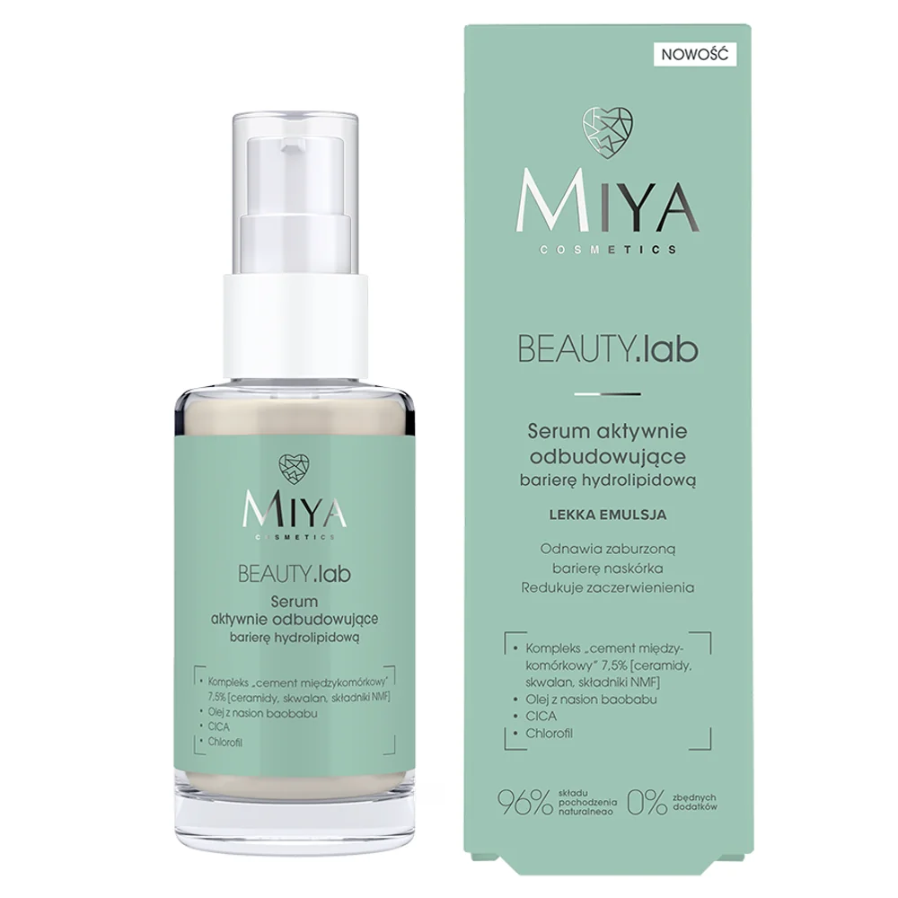 Miya Cosmetics BEAUTY.lab serum aktywnie odbudowujące barierę hydrolipidową, 30 ml