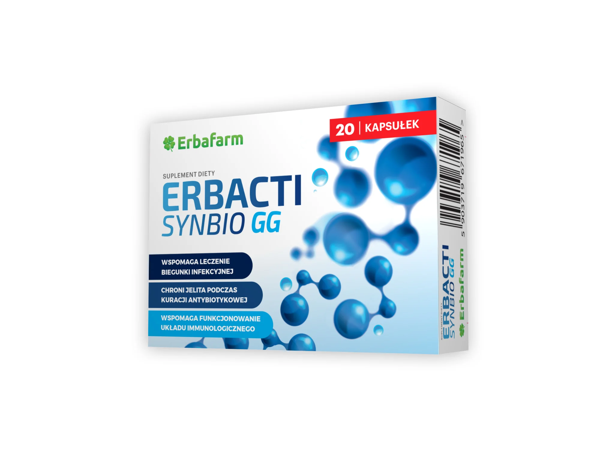 Erbafarm Erbacti Synbio GG 20 kapsułek