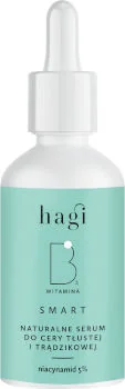 Hagi SMART B naturalne serum do cery tłustej i trądzikowej z niacynamidem 5% Hagi SMART B naturalne serum do cery tłustej i trądzikowej z niacynamidem 5%