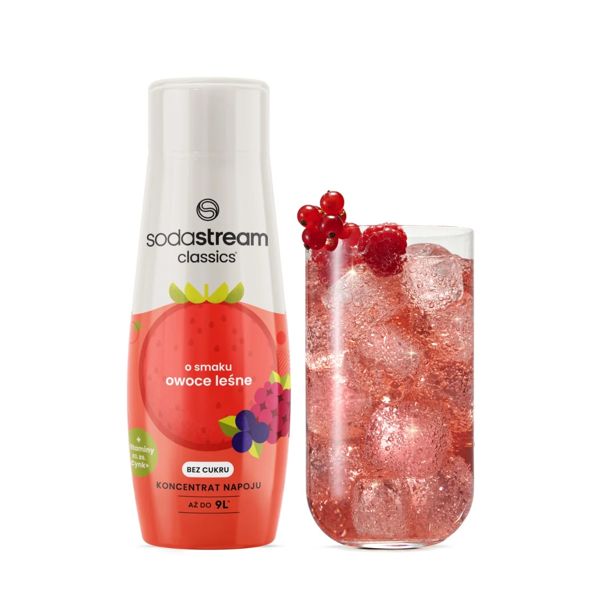 SodaStream syrop o smaku owoców leśnych bez cukru, 440 ml