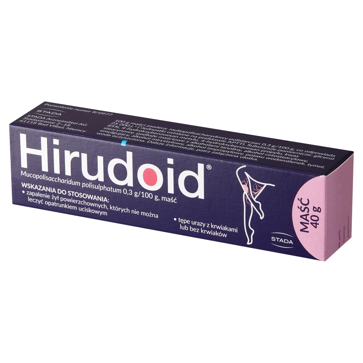 Hirudoid 0,3g/100g maść, 40 g