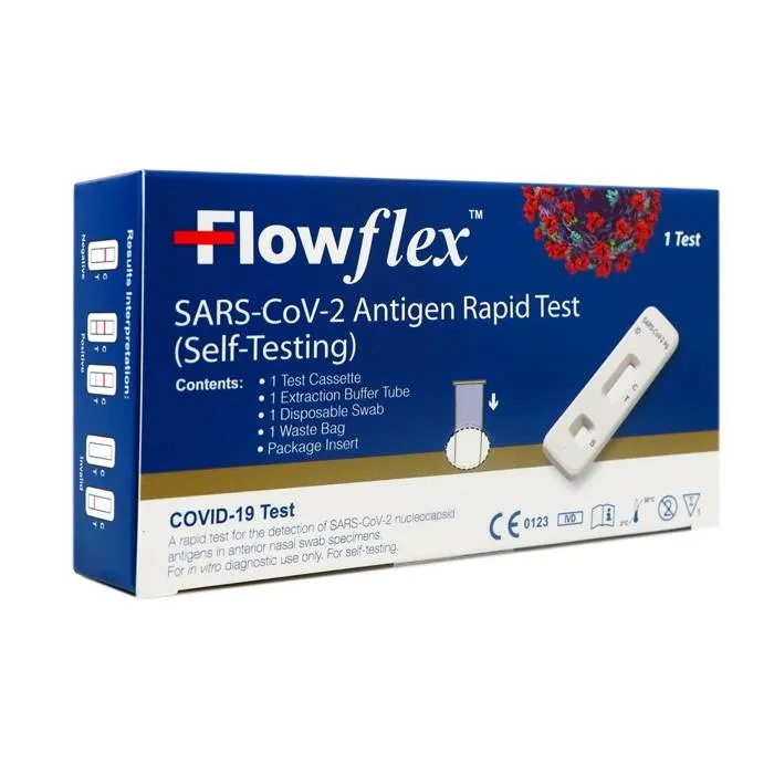 Flowflex, antygenowy test do samokontroli wykrywający wirusa COVID-19, 1 sztuka 