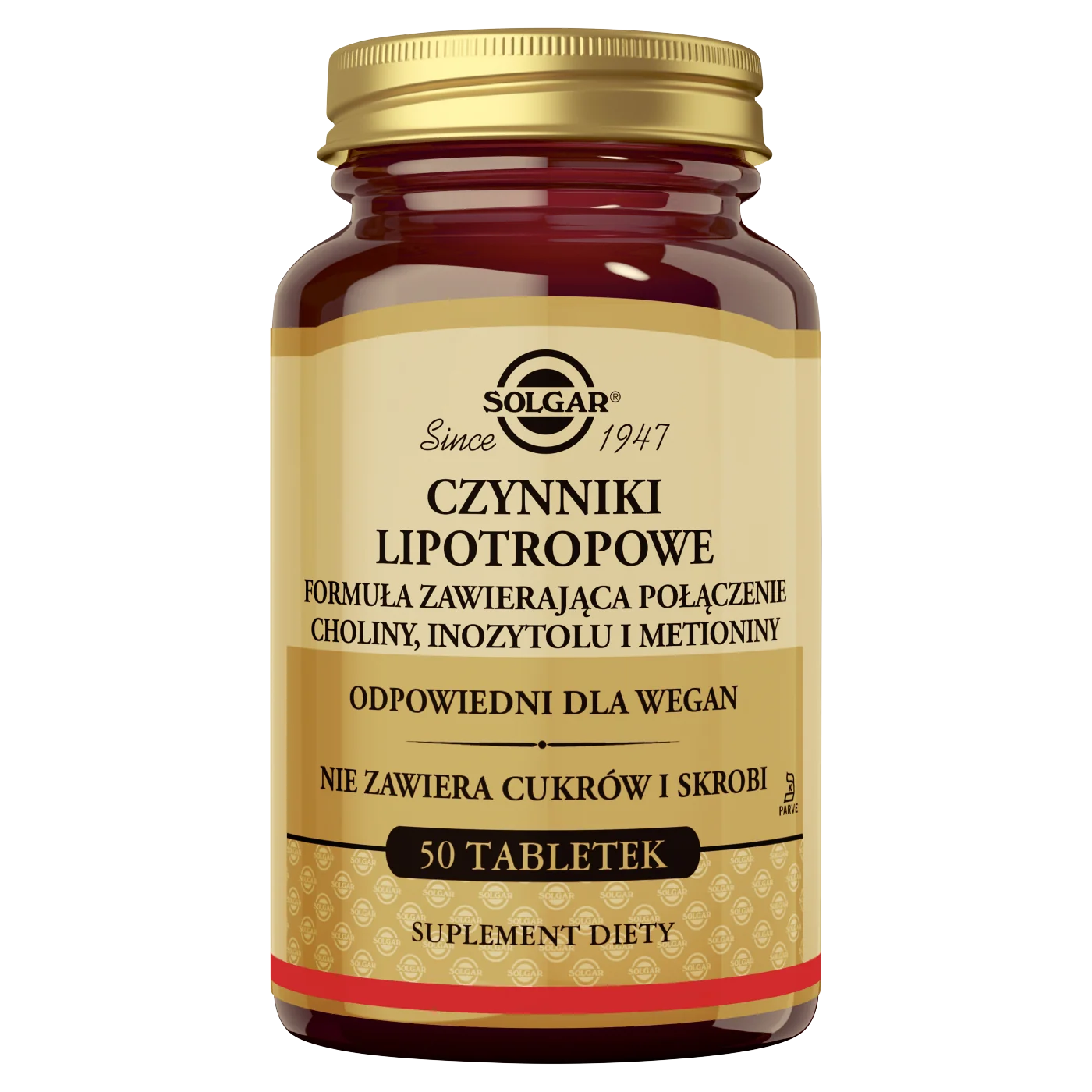 Solgar Czynniki Lipotropowe suplement diety, 50 tabletek