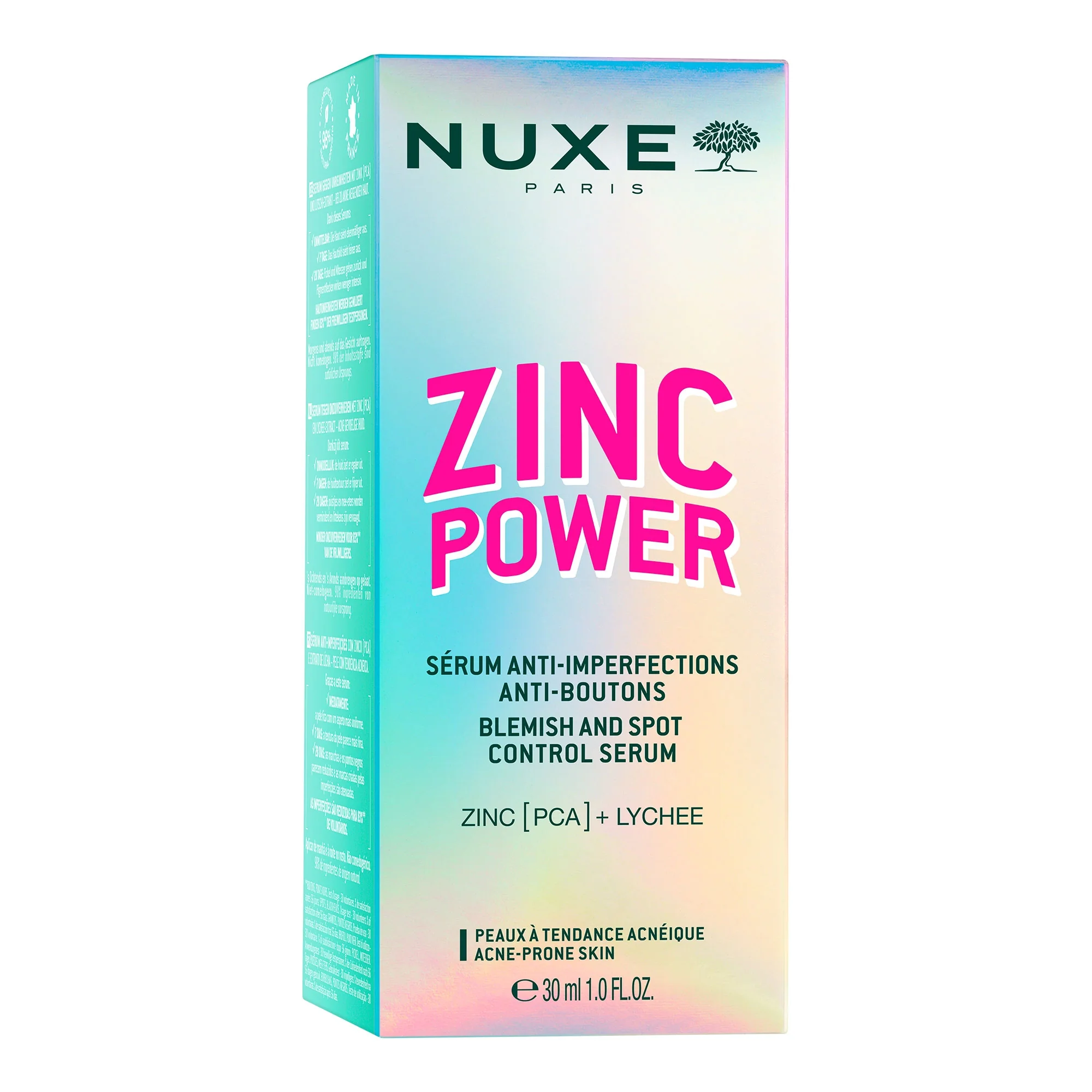 Nuxe Zinc Power serum przeciw niedoskonałościom i wypryskom, 30 ml