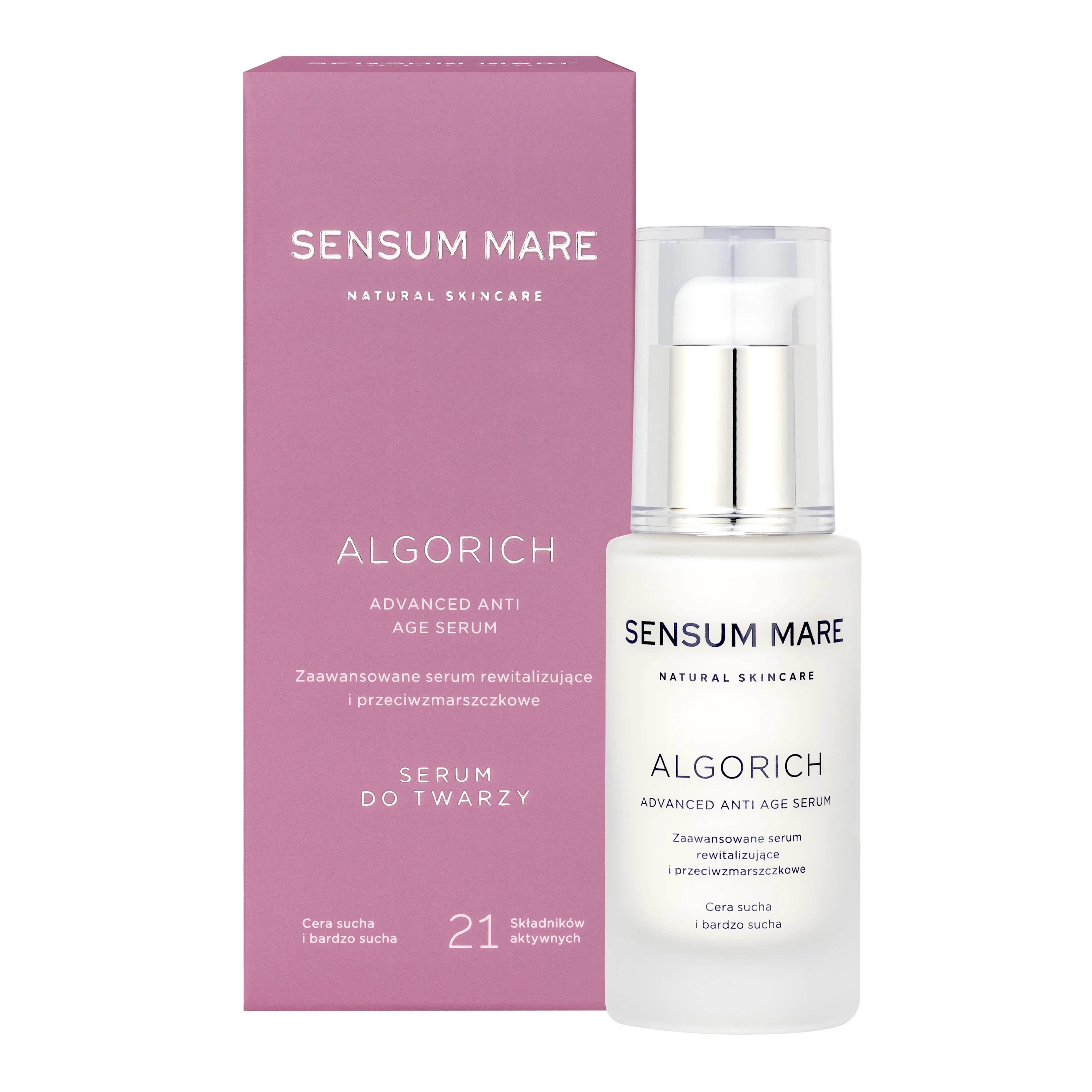 Sensum Mare Algorich zaawansowane serum rewitalizujące i przeciwzmarszczkowe, 30 ml