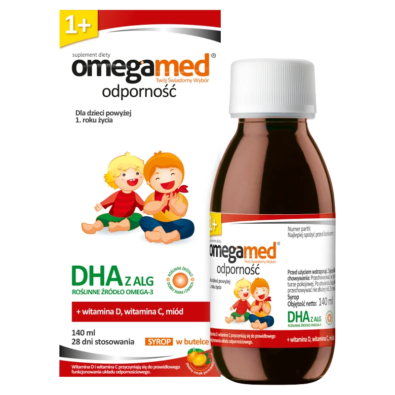 Omegamed Odporność 1+ syrop, 140 ml