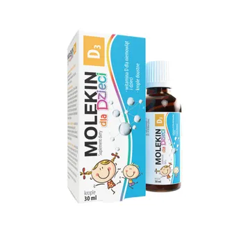 Molekin D3 dla Dzieci, suplement diety, krople doustne, 30 ml 