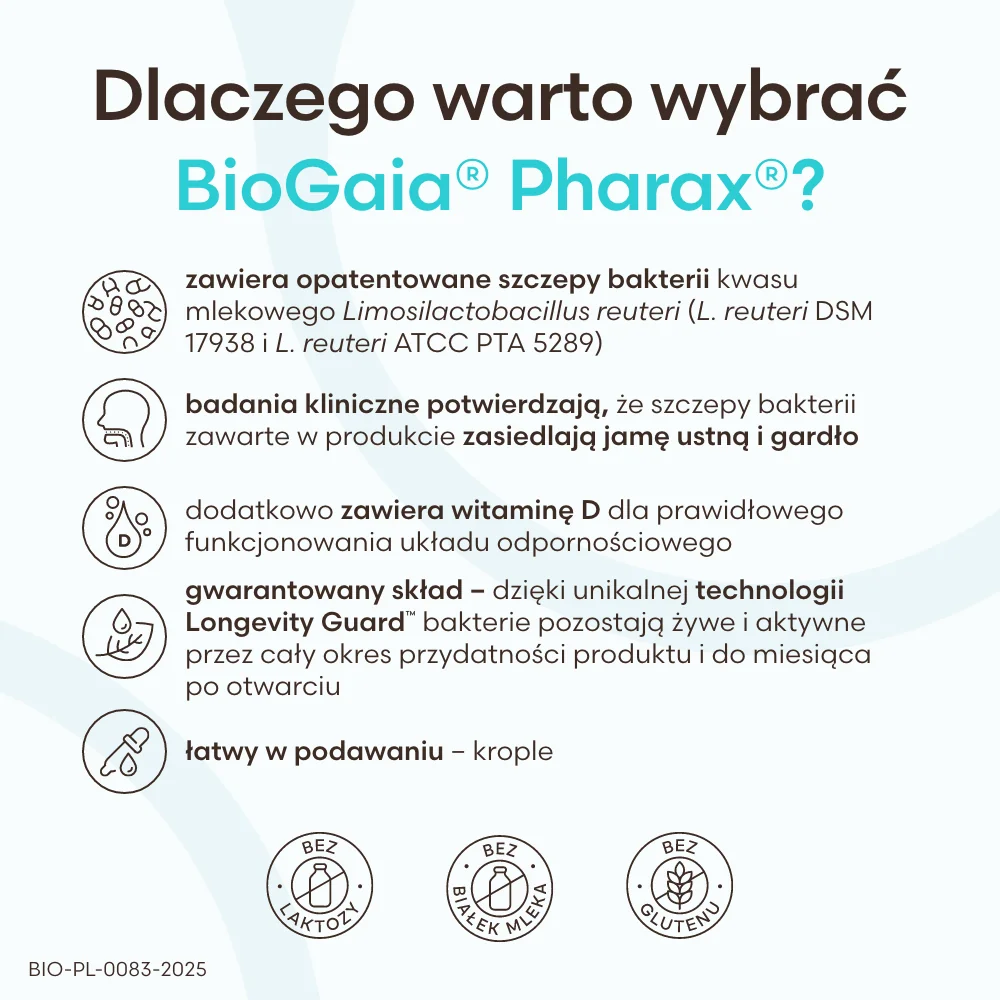 BioGaia Pharax krople, 5 ml