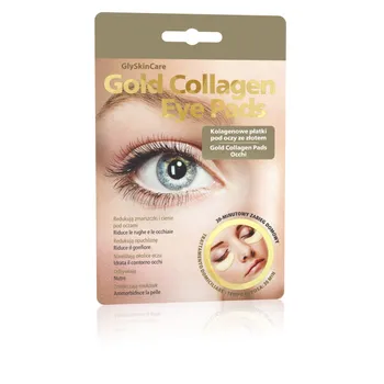 Equalan GlySkinCare, Gold Collagen Eye Pads, kolagenowe płatki pod oczy ze złotem, 1 opakowanie 