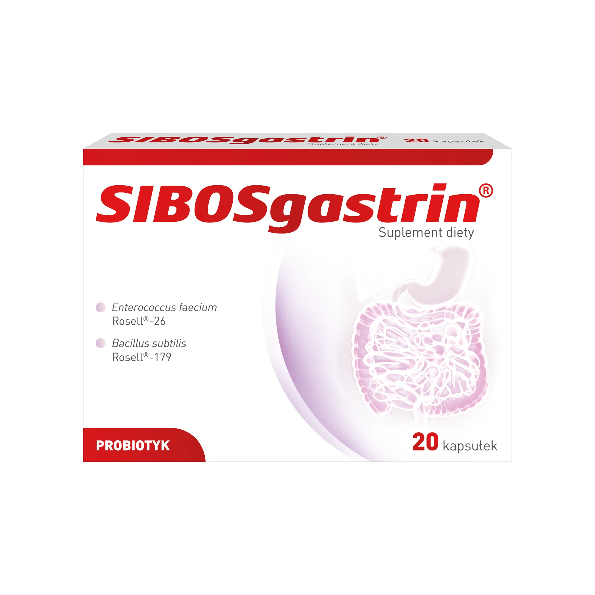 SIBOSgastrin® 20 kapsułek