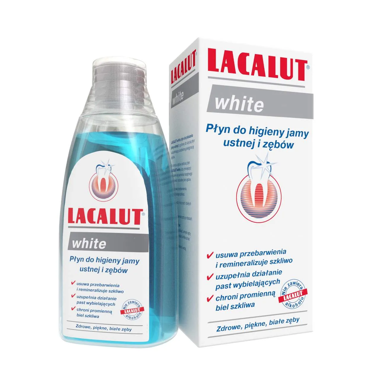 Lacalut White, płyn do płukania jamy ustnej, 300 ml