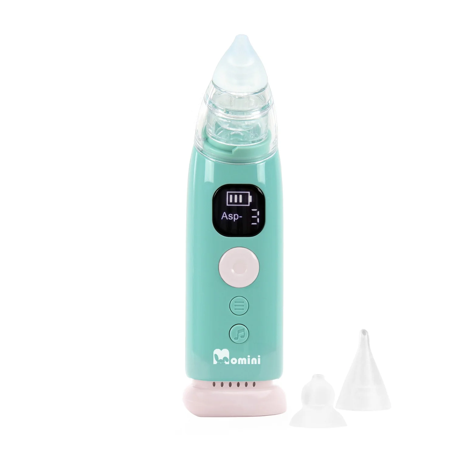 Momini NasoClear automatyczny aspirator do nosa, 5 elementów