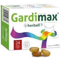 Gardimax Herball, 24 pastylki do ssania o smaku malinowym