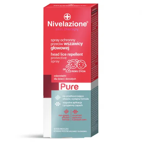Nivelazione skin therapy Pure Spray ochronny przeciw wszawicy głowowej, 100 ml