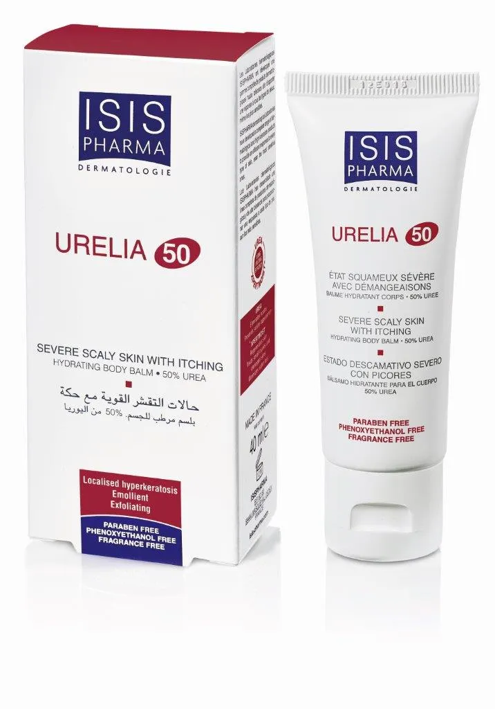 ISIS Pharma Urelia 50, krem zmiękczająco-przeciwświądowy z mocznikiem, 40 ml