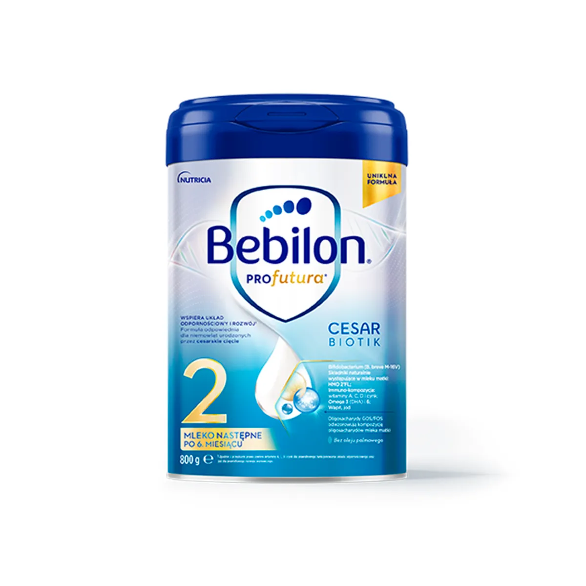 Bebilon Profutura Cesar Biotic 2, mleko następne, po 6 miesiącu, 800 g 